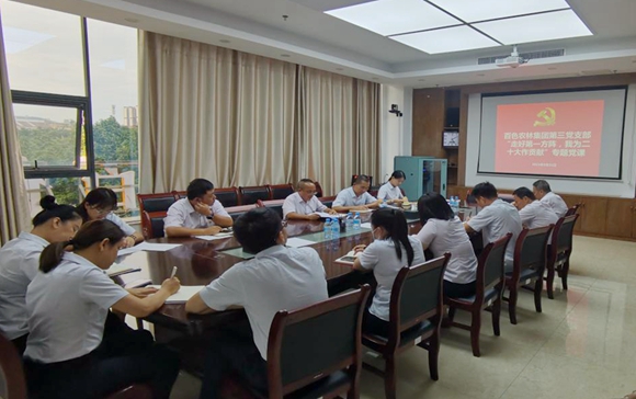 集团公司第三党支部开展理论学习会暨主题党日运动